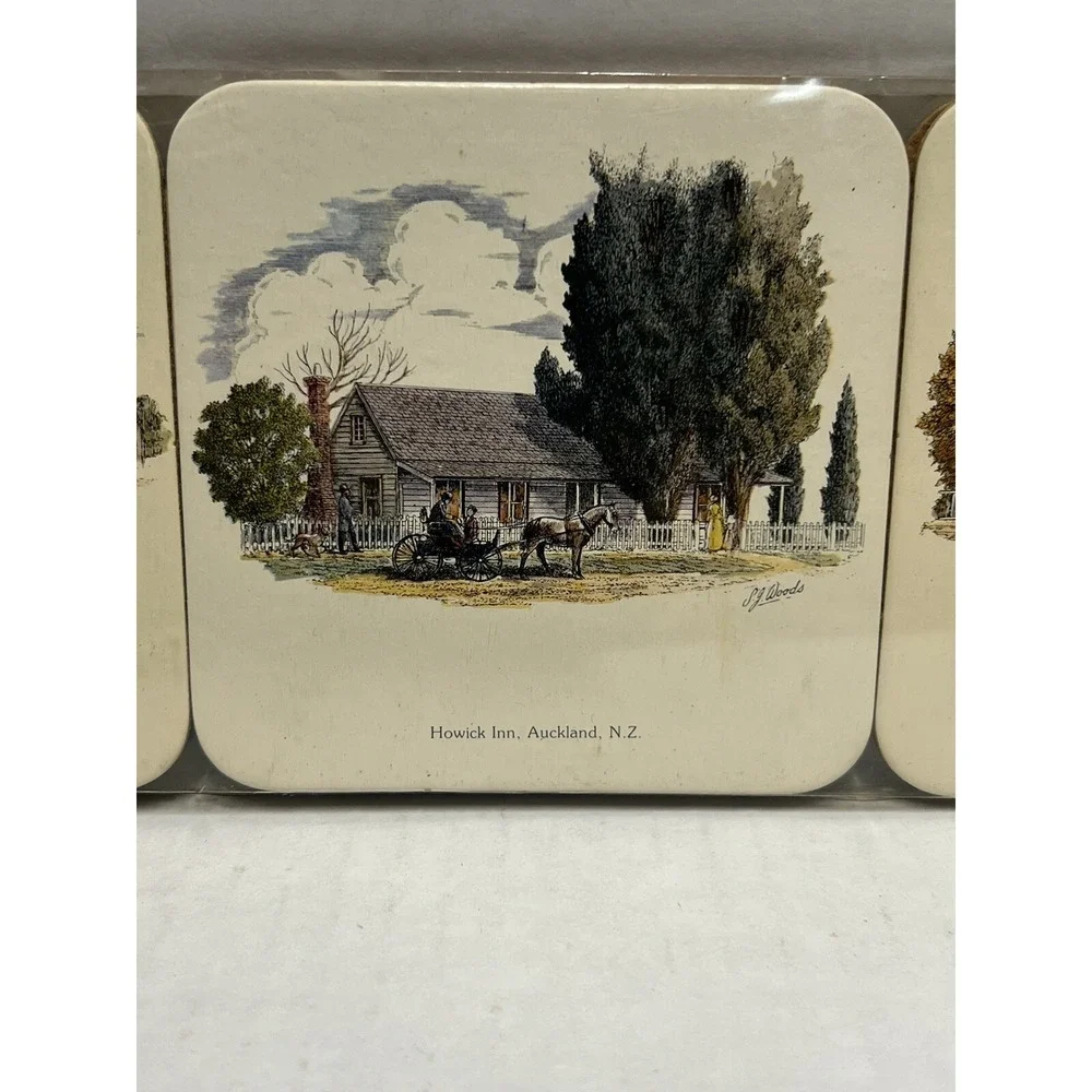 Drink Coasters‎ New Zealand Set of 6 Places Travel Memorabilia Jasón Brand